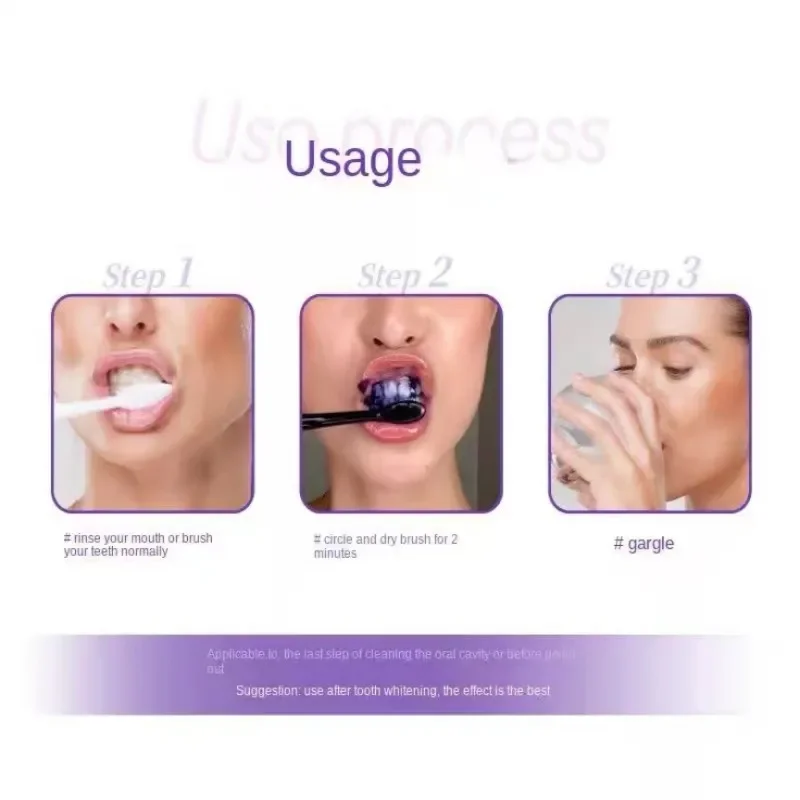 SmileEase-Corrector de pasta de dientes V34, 30ml, Color morado, brillo blanco, Reduce el Color amarillo, cuidado de los dientes, nuevo 2024