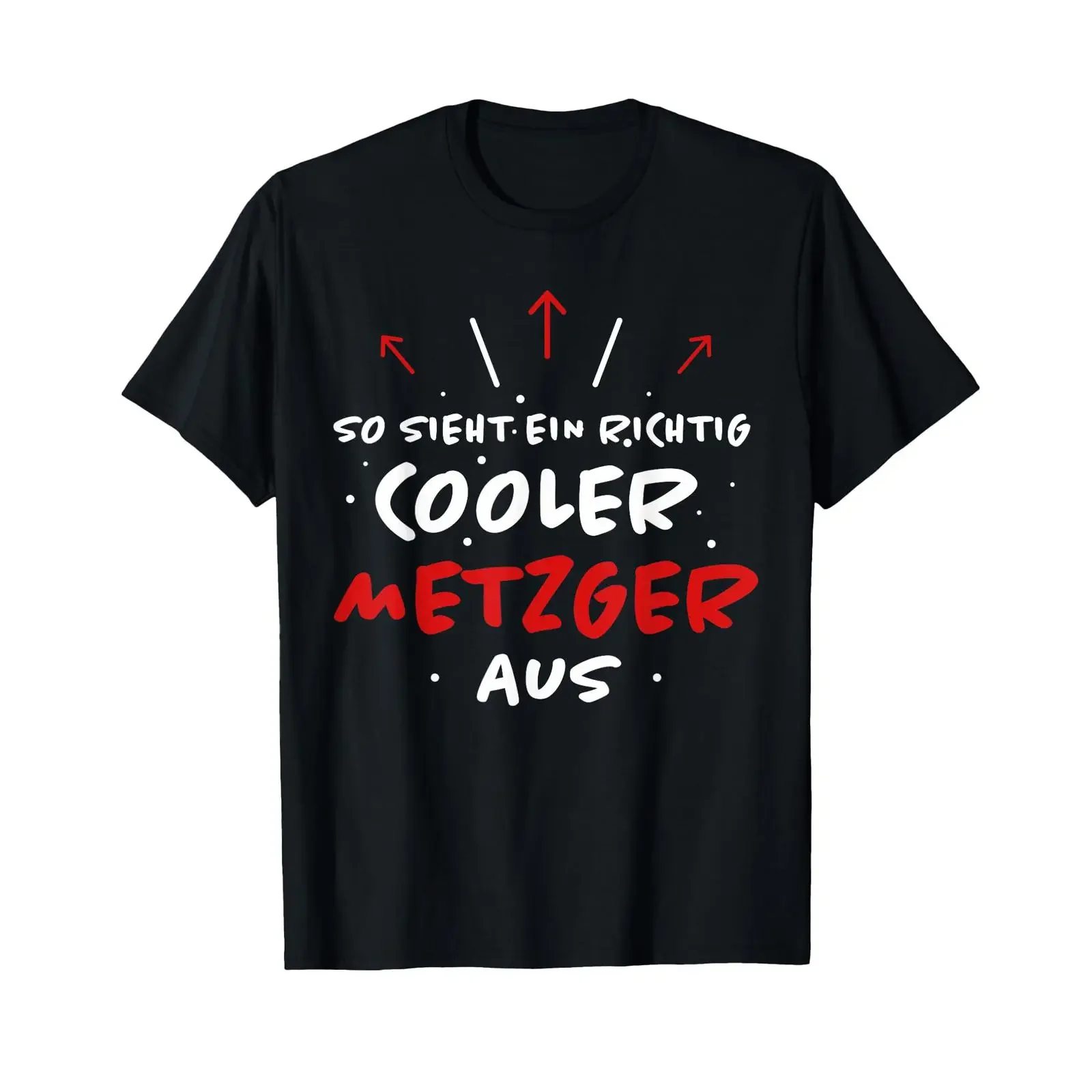 Butcher T Shirt with German Text quot Fleischer Beruf Language black vintage Washed Versatile Comfortable streetwear Unisex