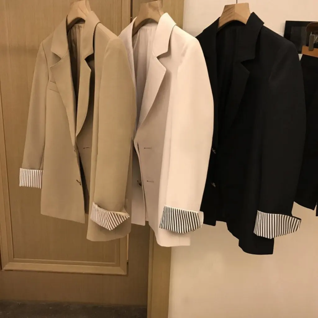 

Women's High-End Short Suit Coat Early Spring Autumn Trendy Street Style Small Fit Modern Upper Apparel