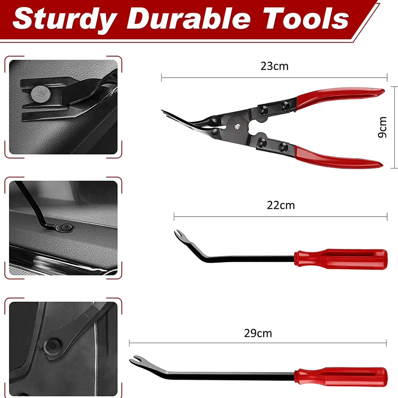 43 قطعة أداة إزالة حواف السيارة مجموعة لوحة السحابة كليب إزالة ، السحابة محطة أداة إزالة مقبض دائري المخل عدة سيارة/الراديو