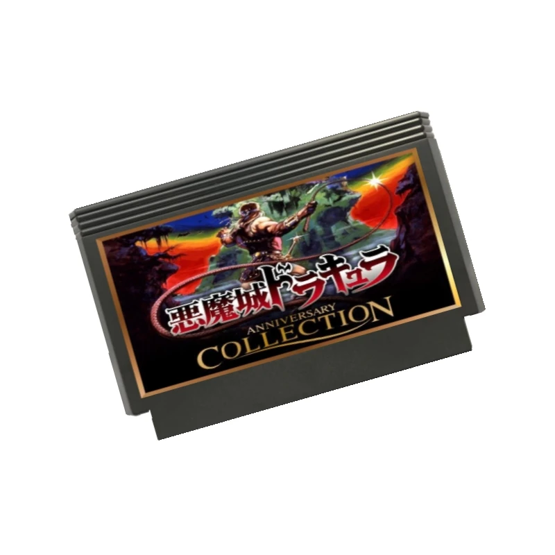 CASTLEVANIA I, II, III, V, 30TH, 1, 2, 3, 5 COLLECTION 48 in 1 Game Cartridge for FC Console 8 Bit 60 Pins Retro Video Game Card