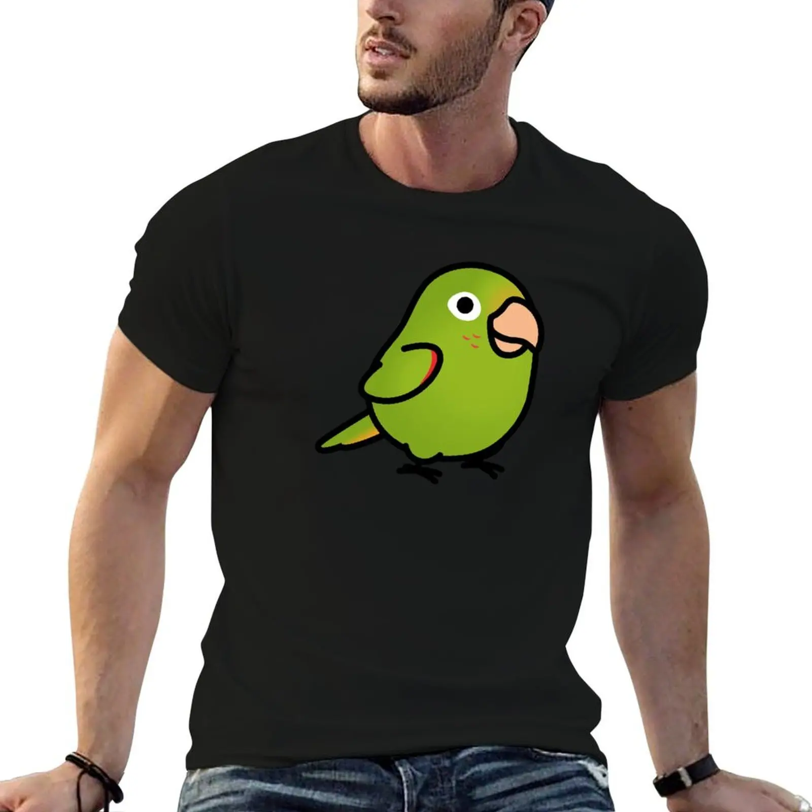 Chubby White-eyed Conure T-Shirt t shirts for man pack cotton t shirt man luxury T-Shirt