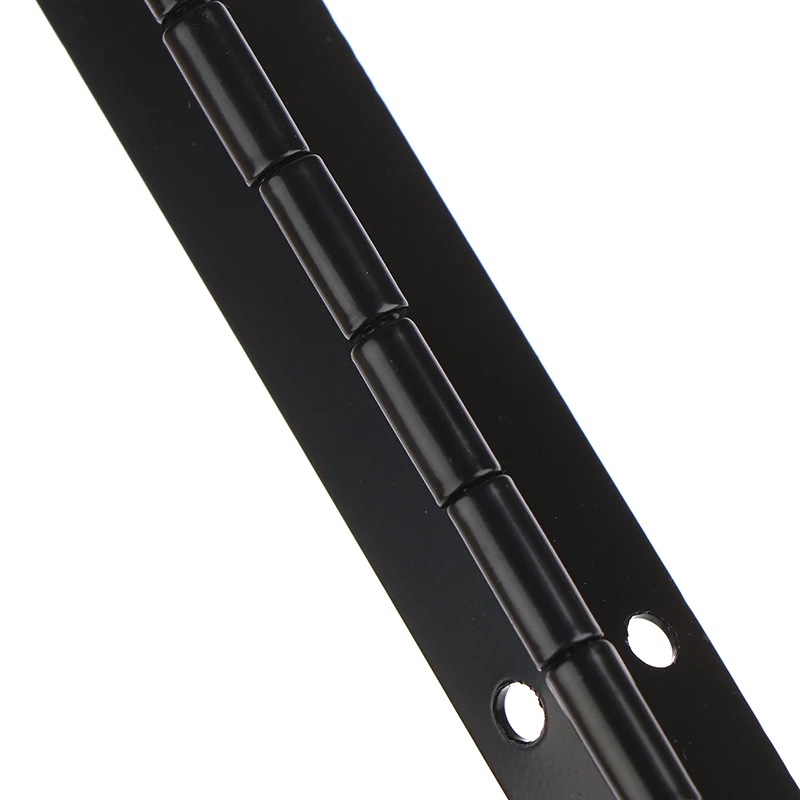 Row Hinge 270° Open Long Line L 380/153mm W 26mm Iron Black Continuous Piano Hinge Furniture Jewelry Gift With Free Screws