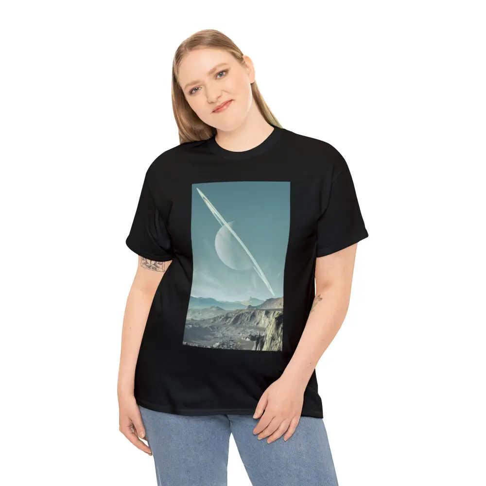 Planet With Rings Anime Graphic T-shirts Y2K Tops New Arrival Unisex Summer