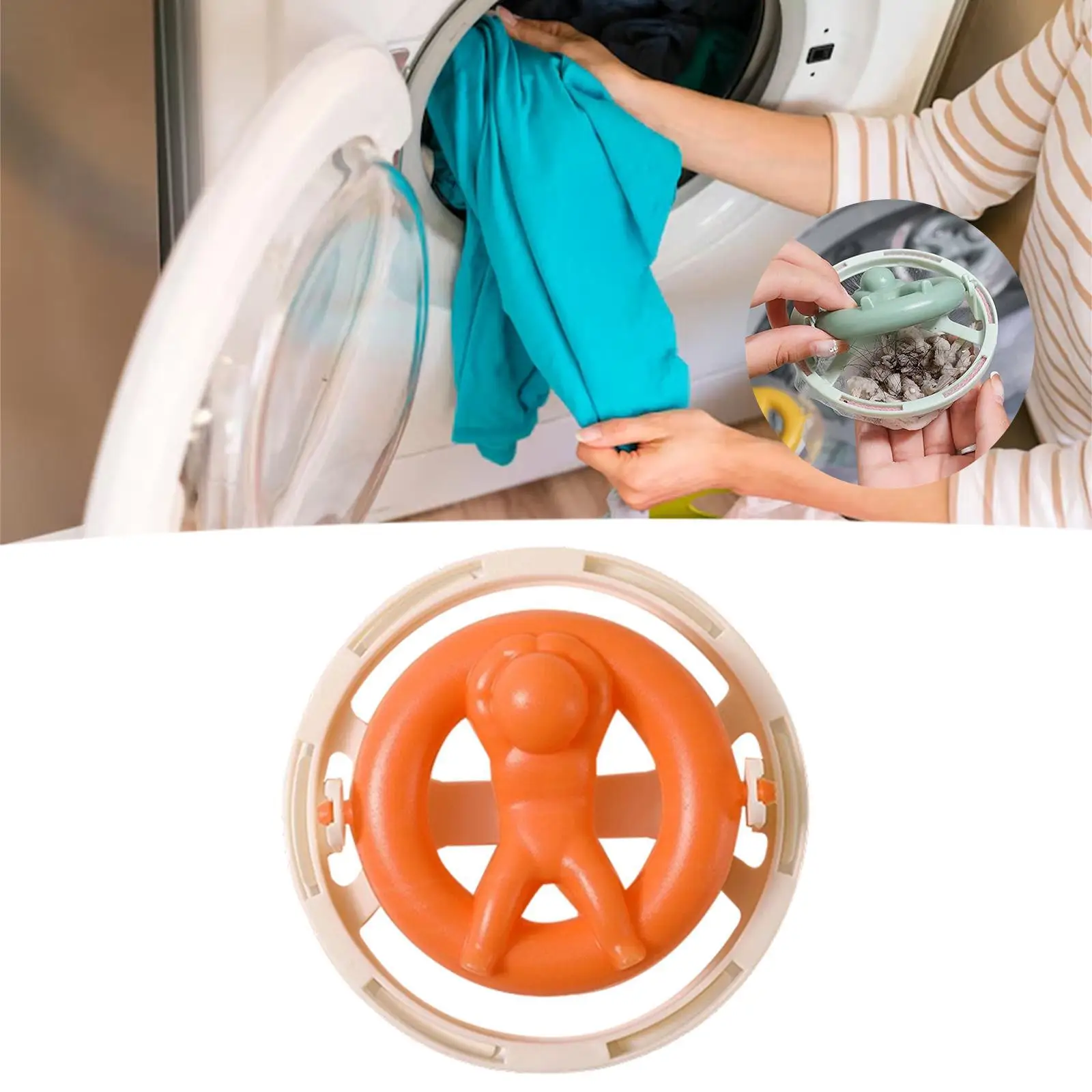 Lints Catcher Waschmaschine Haarfänger Professionelle Anti-Wicklungshaare