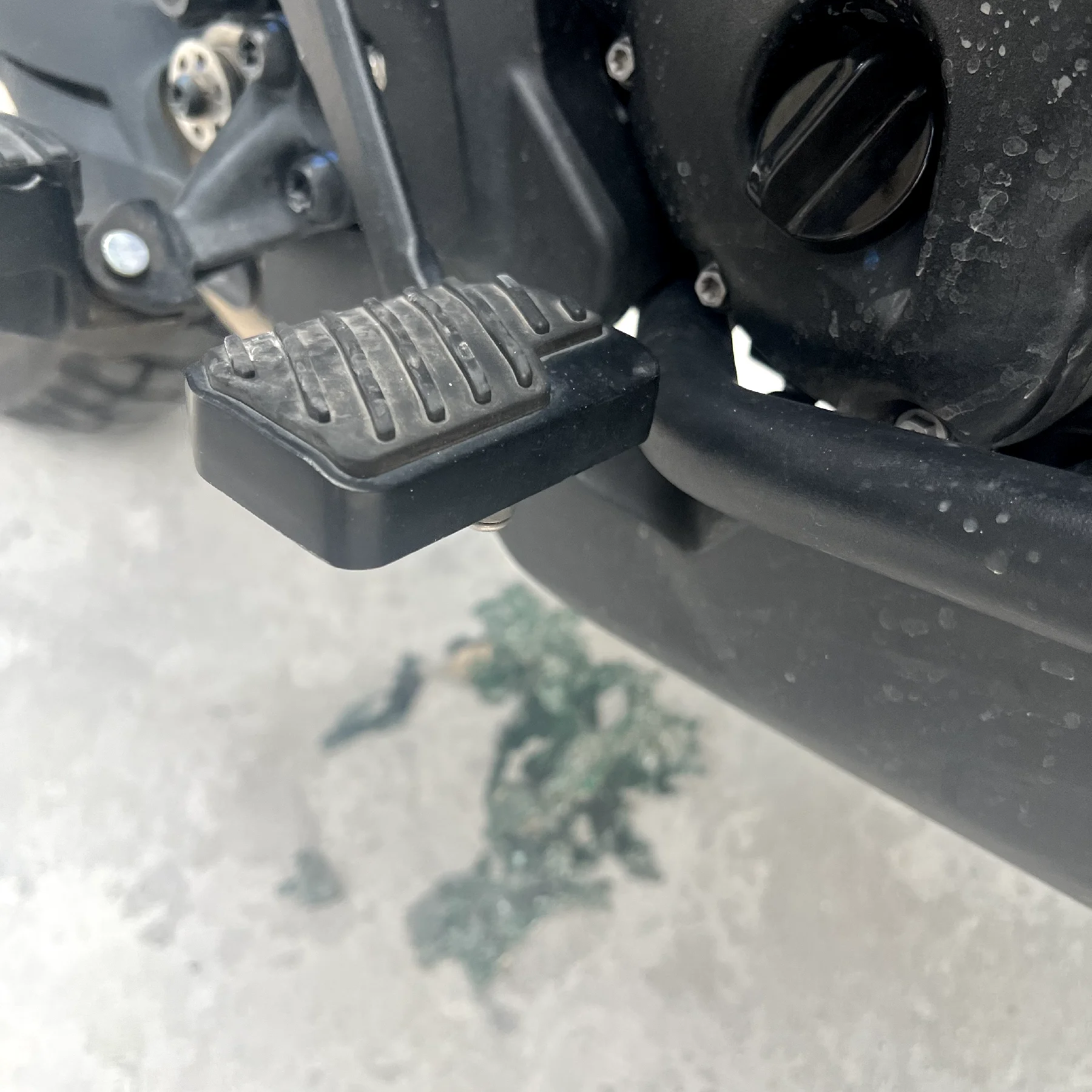 For Honda NX500 Alloy+Rubber Brake Pedal, Enlarged, Widened, Anti-slip, Larger Area, Easy to Step on, Replacement Part