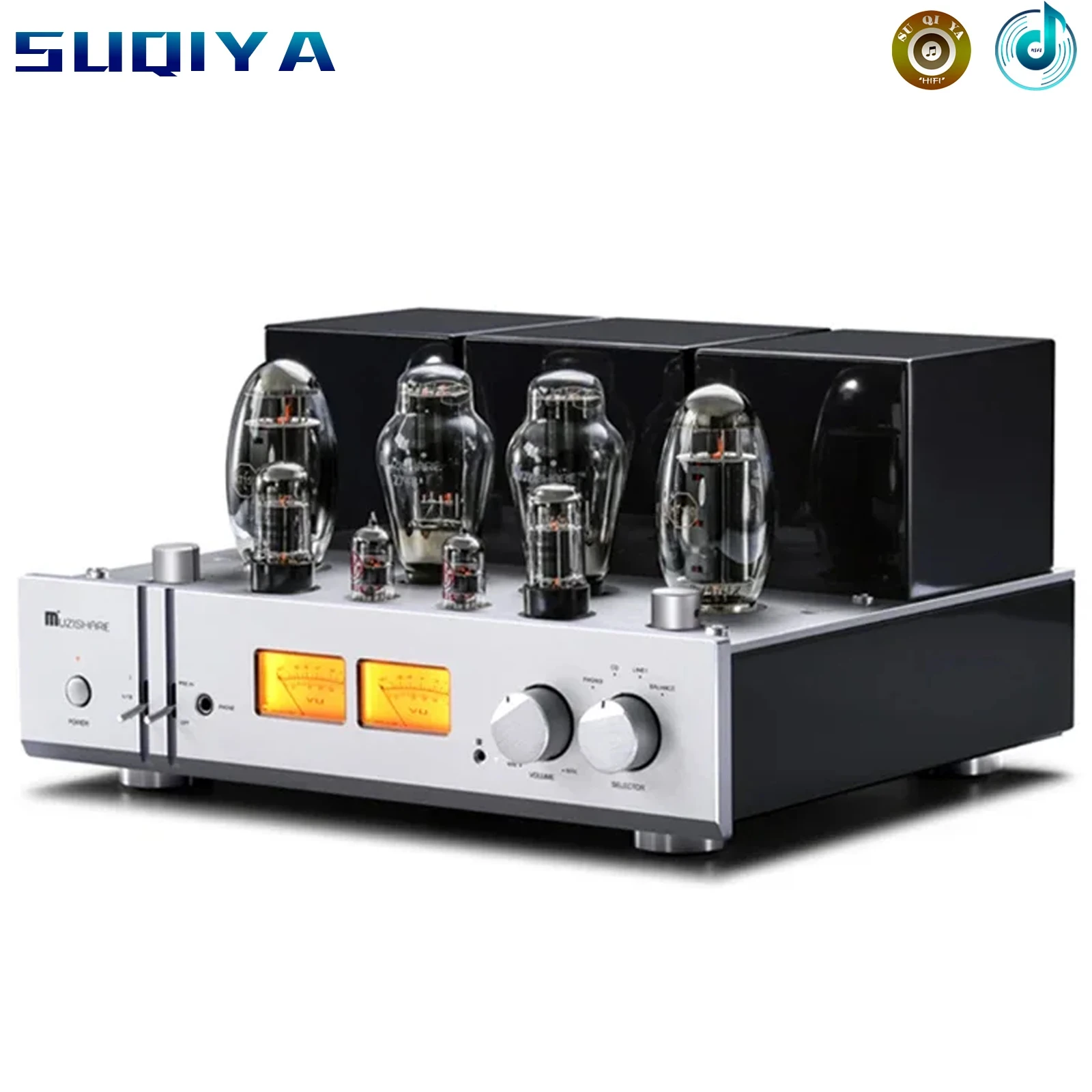 MUZISHARE New X10 KT150 Tube Amplifier HIFI EXQUIS Phono Stage / Integrated / Pure Power Lamp Amp with Remote