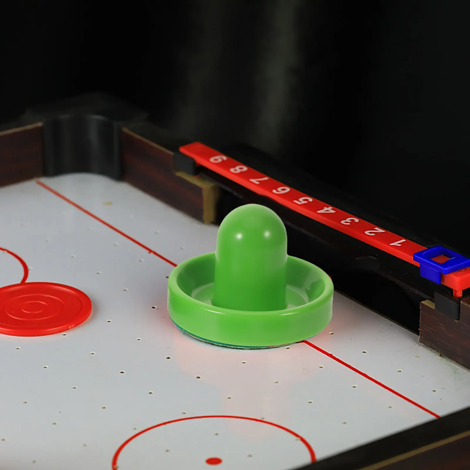 

2 Sets Air Hockey Table Pushers Pucks Plastic Indoor Replacement Pads for Tabletop Hockey Games Lint Sticker for Pusher