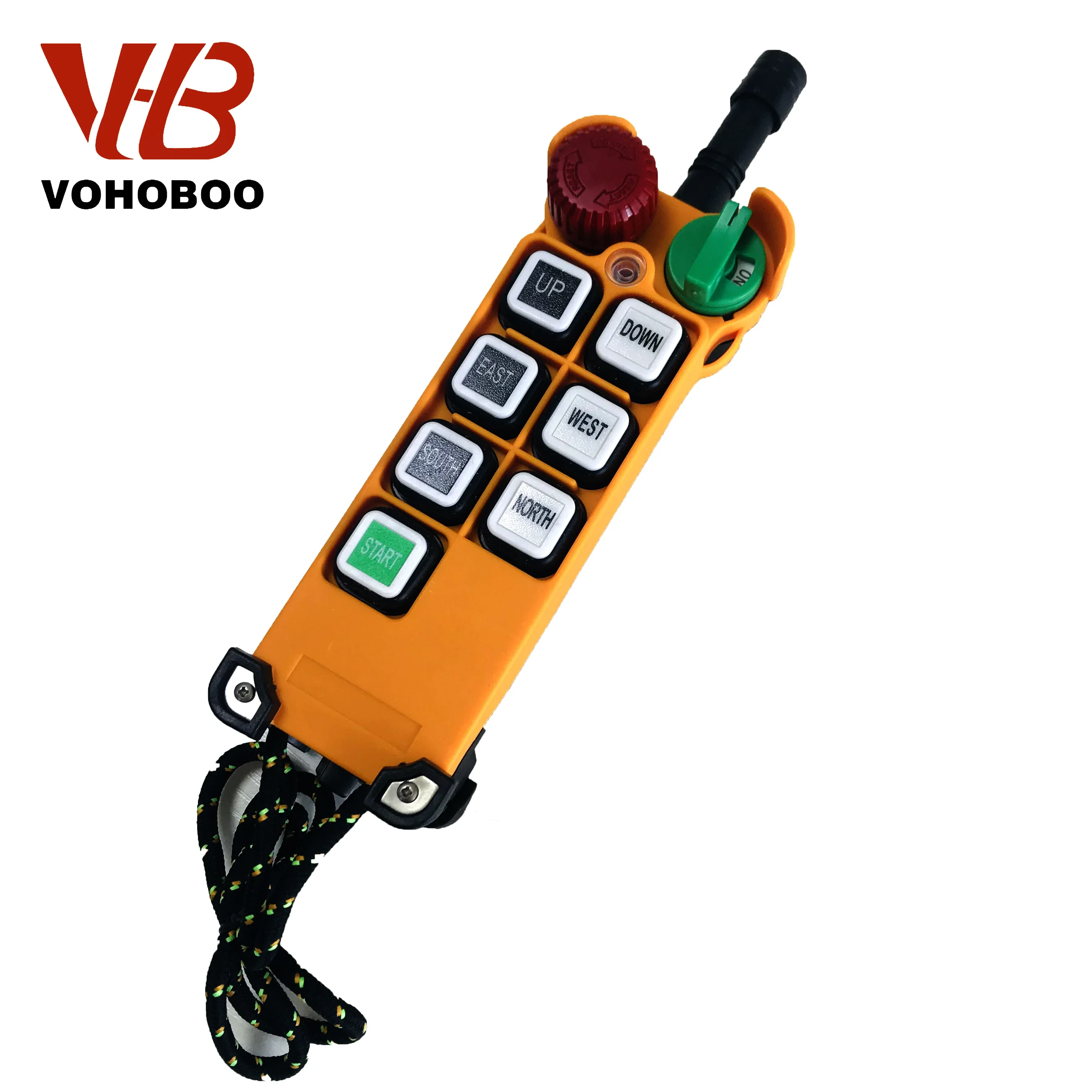 Good Performance VOHOBOO F24-8D 2 speed 8 keys wireless industrial remote control for crane industry