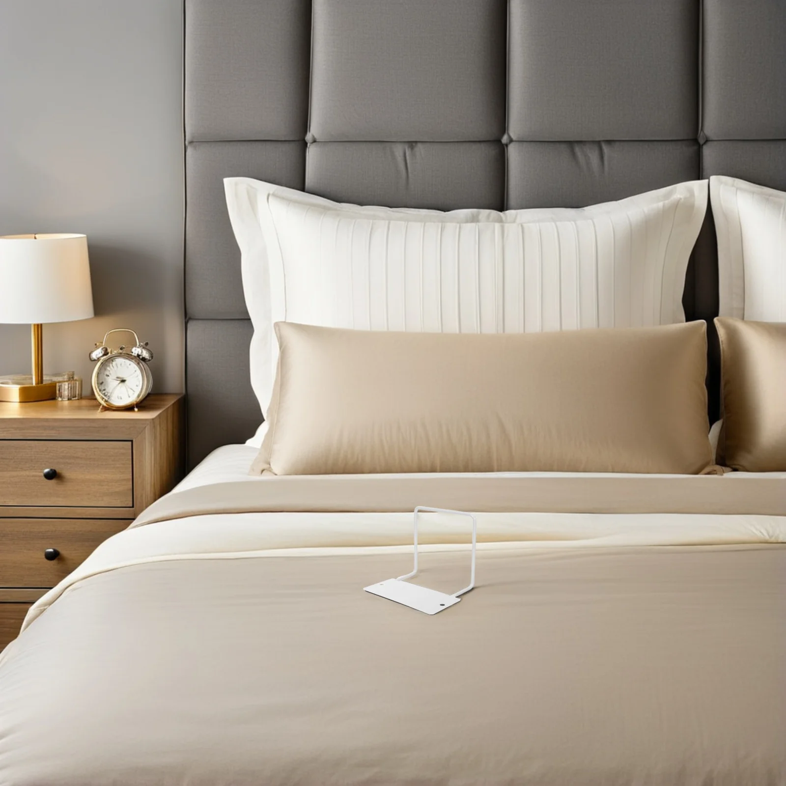 

Mattress Slide Stopper 10Cm High Anti-Slip Bed Holder Black No Drill Design Bed Frame Retainer Bars Mattress Frame Guards