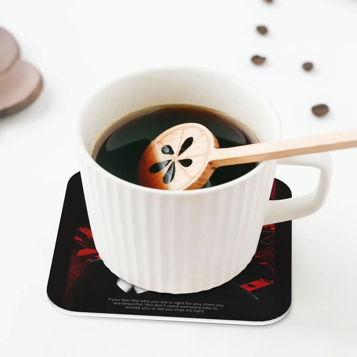 New Arrival Marilyn Manson The Golden Age Of Last Music Coasters Coffee Mats Mug Cup Tableware Pads for Home Kitchen Dining Bar