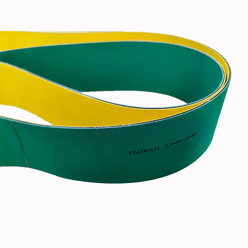 High Speed Falt Drive Belt 2x120*2060 Rubber Nylon Belt Chip Base Band Textile Transmission Belt Customized Conveyor Belt