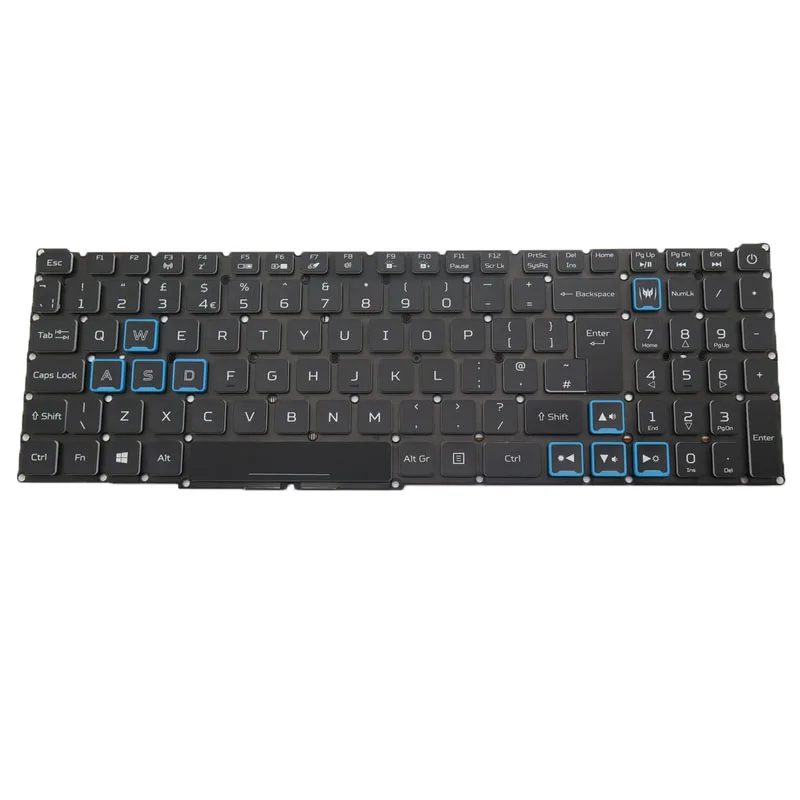 Colourful Backlit RU LA SP Keyboard For ACER For Predator Helios 300 PH315-52 PH315-52-51X2 PH315-52-52MX US United Kingdom UK