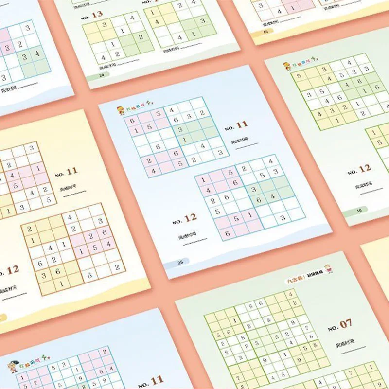 Kids Sudoku Game Book Concentration & Logic Training Brain Development Educational Puzzle Activity Book Sudo