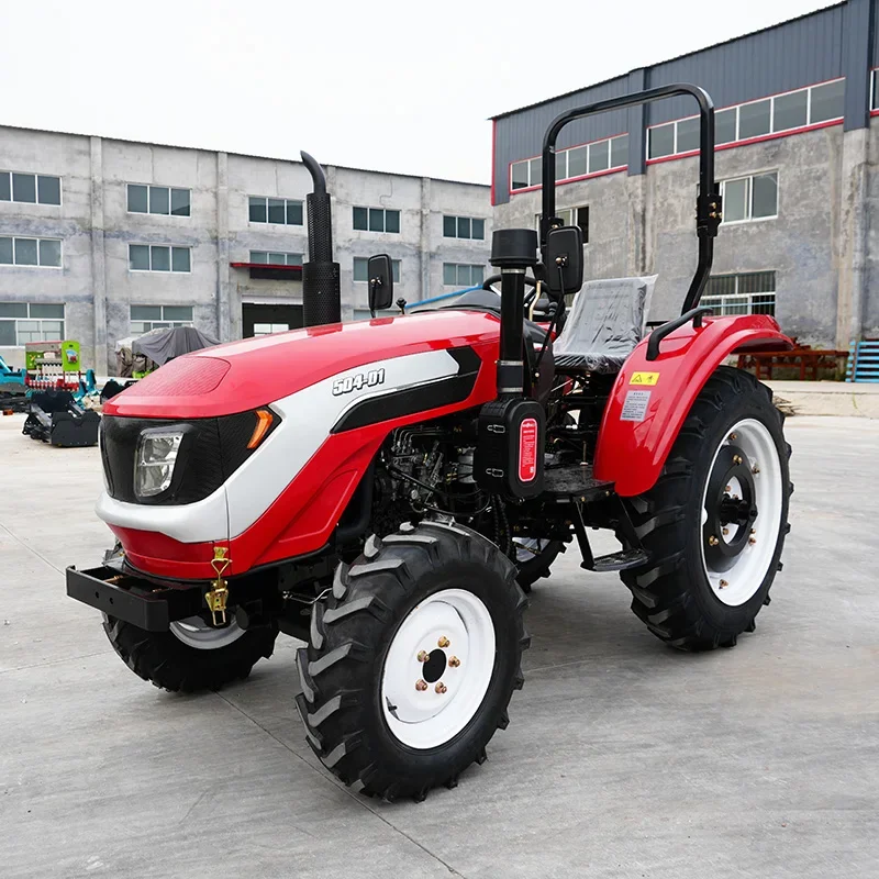 Il produttore fornisce attrezzature agricole 4WD 4 ruote 40hp 45hp 50hp Mini trattori agricoli multifunzionali compatti