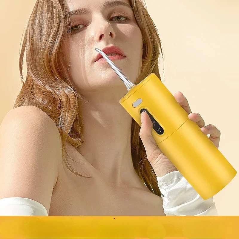 New Electric Tooth Cleaner Oral Irrigator Rechargeable Water Jet Tooth Cleaner Whitening Dental Floss Bathroom Accessories image 3