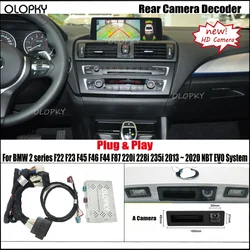 Reverse Camera For BMW 2 series F22 F23 F45 F46 F44 F87 2014 ~ 2018 OEM Screen Update Front Rear View Camera No Need Programming