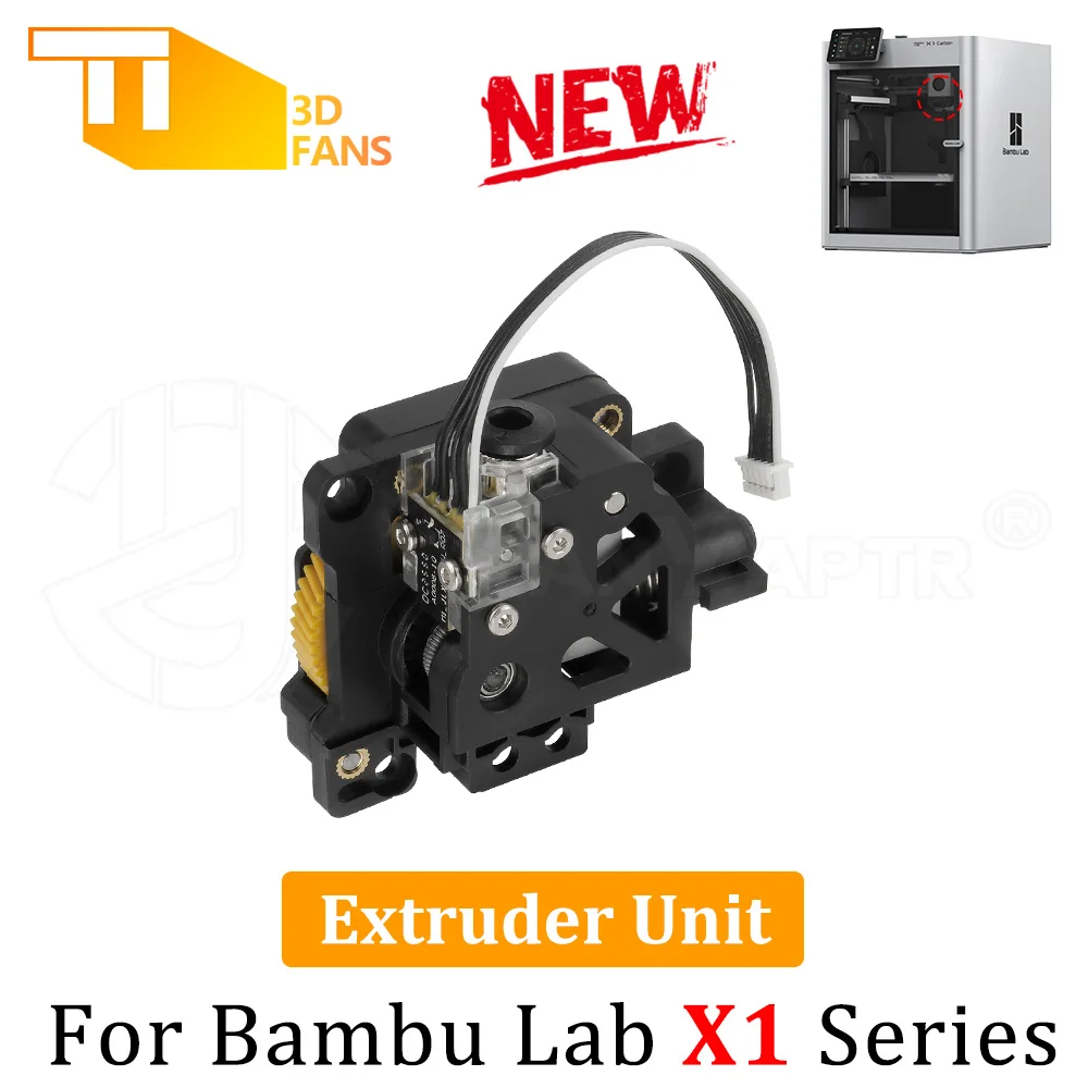 

Hardened Steel Extruder Gear Assembly for Bambu Lab X1 / X1C High Precision Filament Feeding Extruder Repair Parts