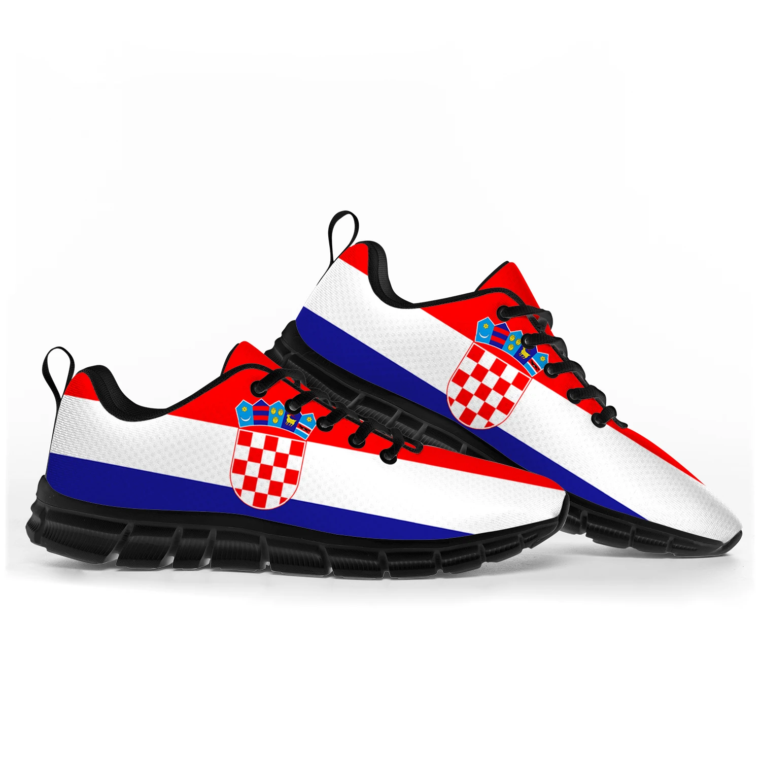 Zapatos deportivos con bandera de Croacia para hombres, mujeres, adolescentes, niños, zapatillas casuales de Croacia personalizadas, zapatos de pareja de alta calidad