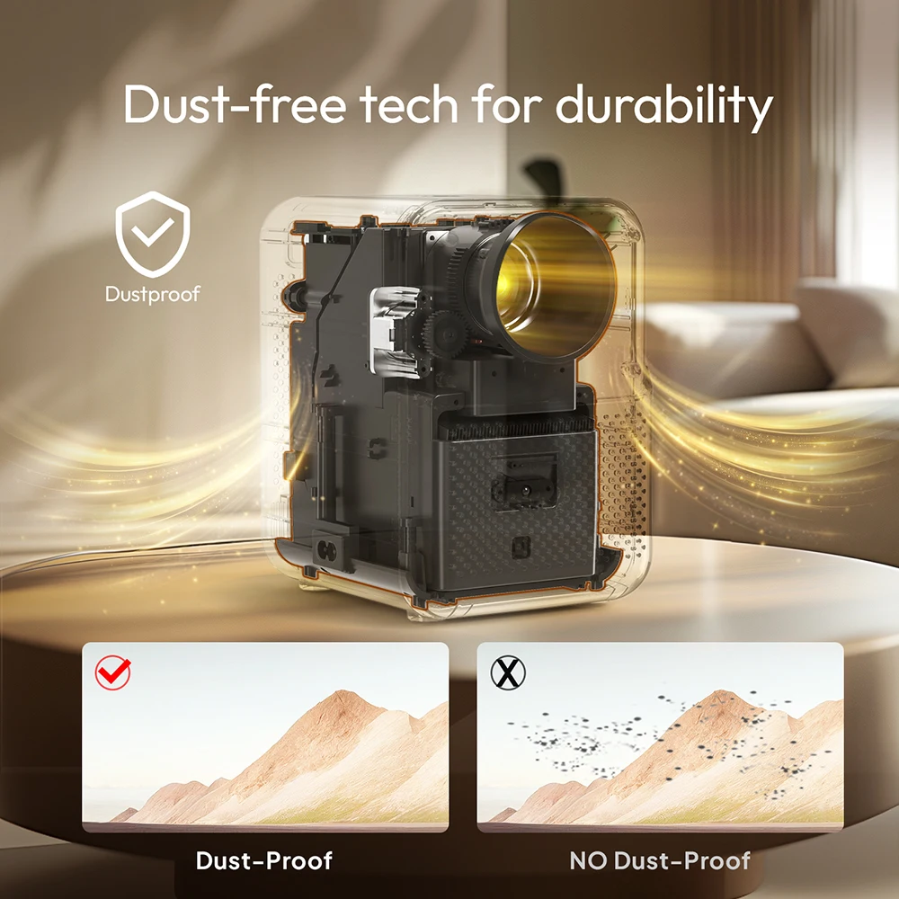 Портативный проектор BYINTEK U4, 4k, проектор для домашнего кинотеатра, Android 9,0, Wi-Fi, Full HD, 1080P,проектор для дома,мини проектор