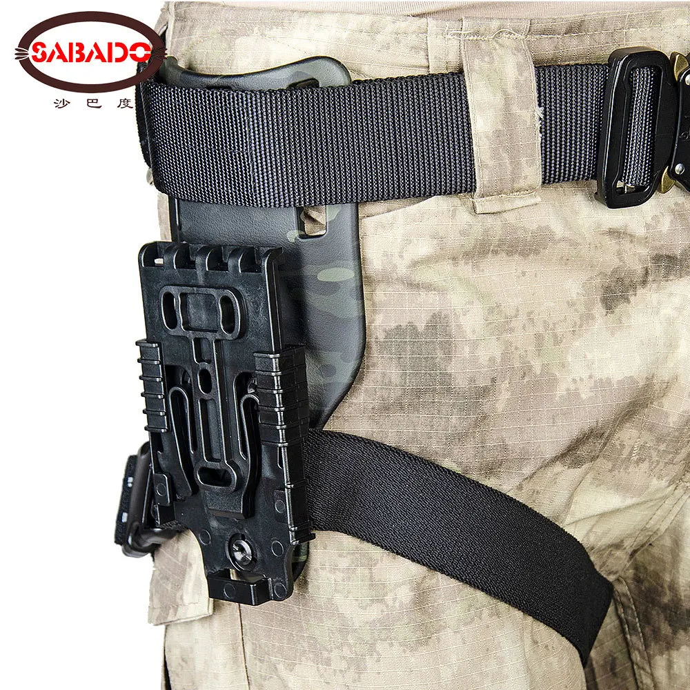 Tactical Thigh Drop Leg Holster Fixed Pistol Waist Belt Adapter Base Quick Release Socket With Assembly Accessories TMC Nylon