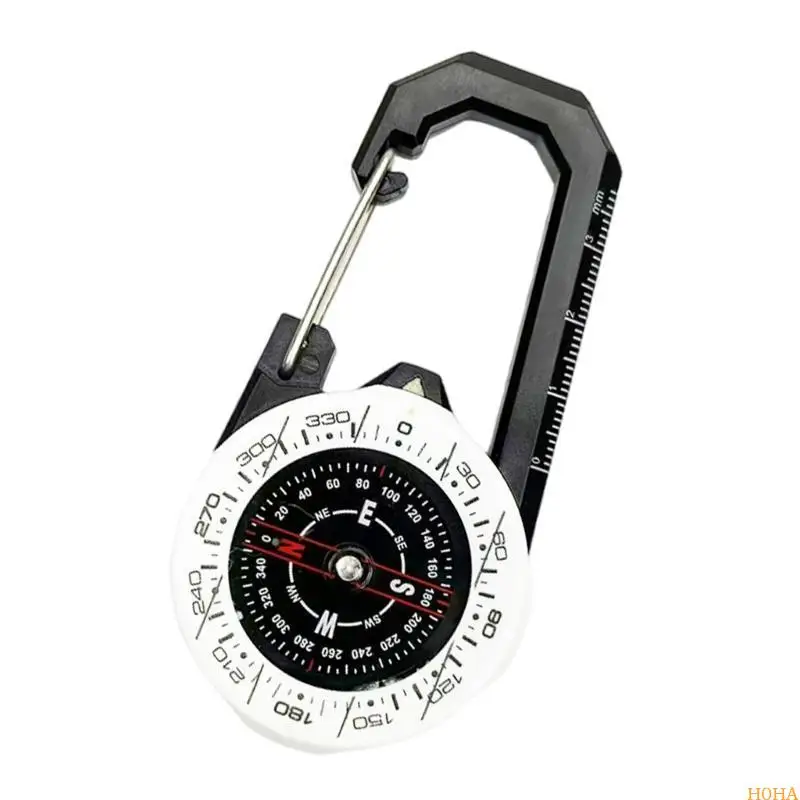 N0HA Buckle Type Componsses Portable Outdible Sports Directional Guide Carabiner Compassions