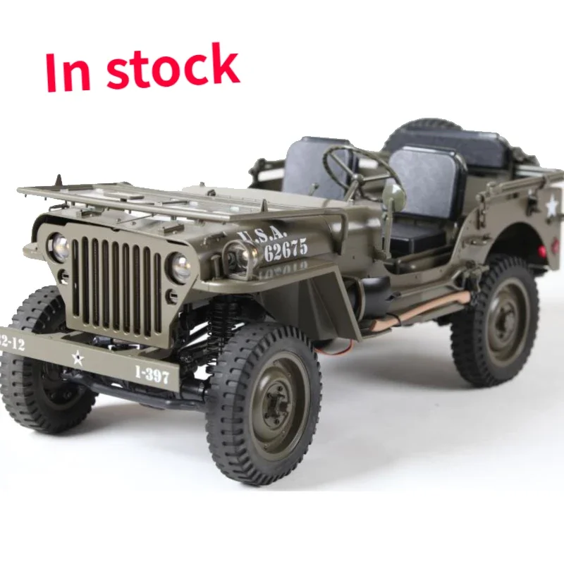 

FMS RC Cars 1/6 Hobby 1941 Willys MB RC Crawler Off-road Vehicle Electric Vehicle Climbing Car Remote Control Model RTR