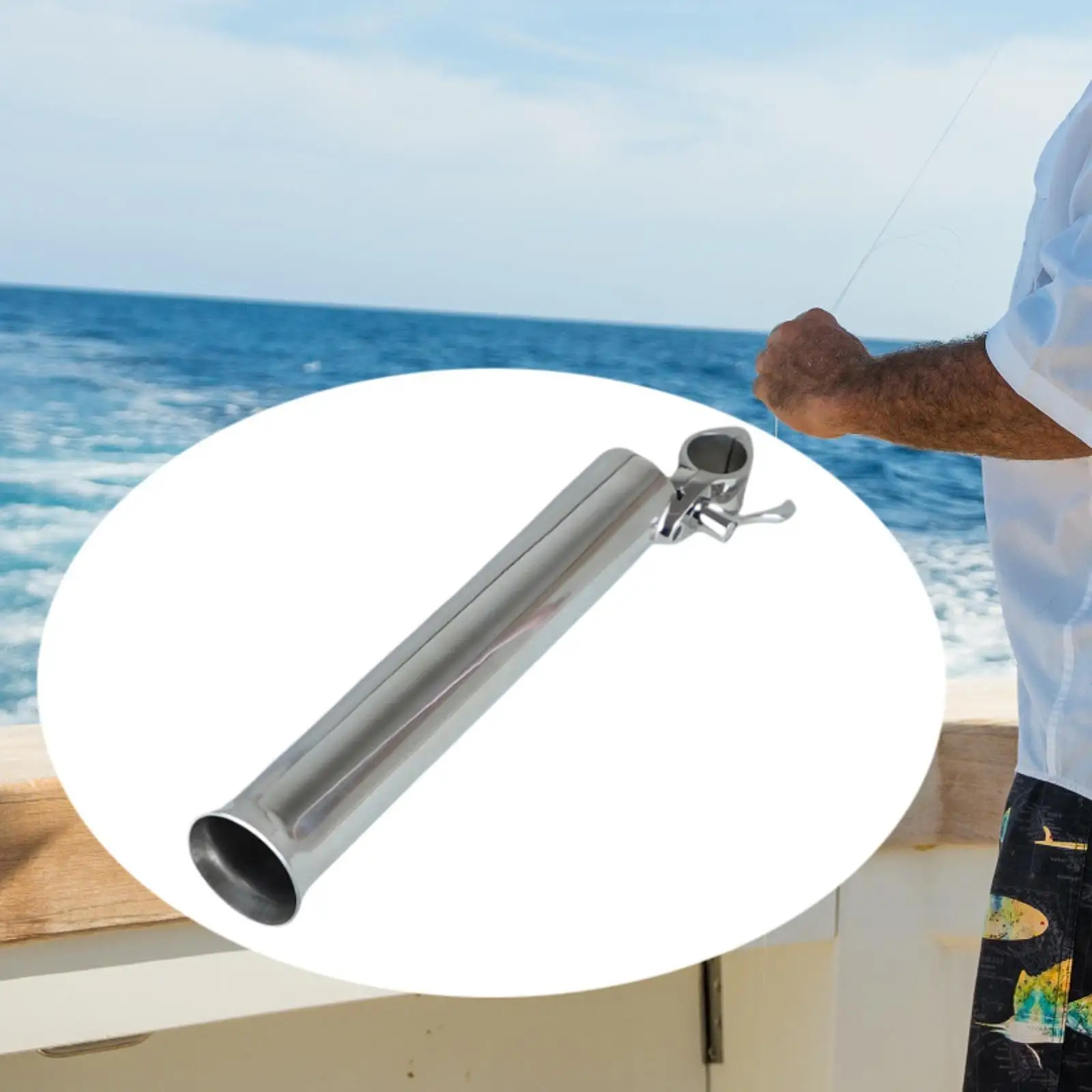 

Fishing Rod Holder Replaces Fishing Pole Holder for Marine Boat Ships