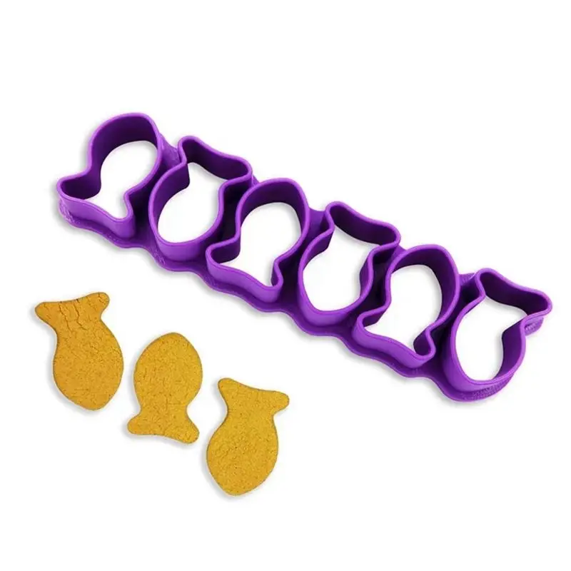 A20F-Mini Goldfish Cookie Baking Mold Fish Shape Snack Baking Mold Fish Shape Cookie Cutter