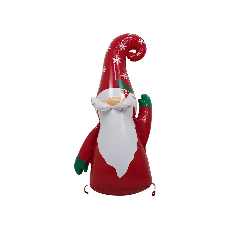 Christmas Inflatable Toys Cartoon PVC Inflatable Santa Claus Decoration Gingerbread People Christmas Eve Decoration Supplies