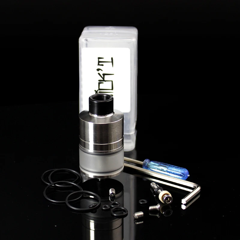 SXK WICK'T W2CK'T Style RDTA 22mm Atomizer Single Coil 316ss with BF Pin adjustable Rebuildable Vape mtl tank Tank