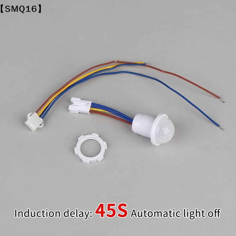 110v 220v Home Indoor Outdoor Infrared Light Motion Sensor Time Delay Home Lighting PIR Switch LED Sensitive Night Lamp【SMQ】