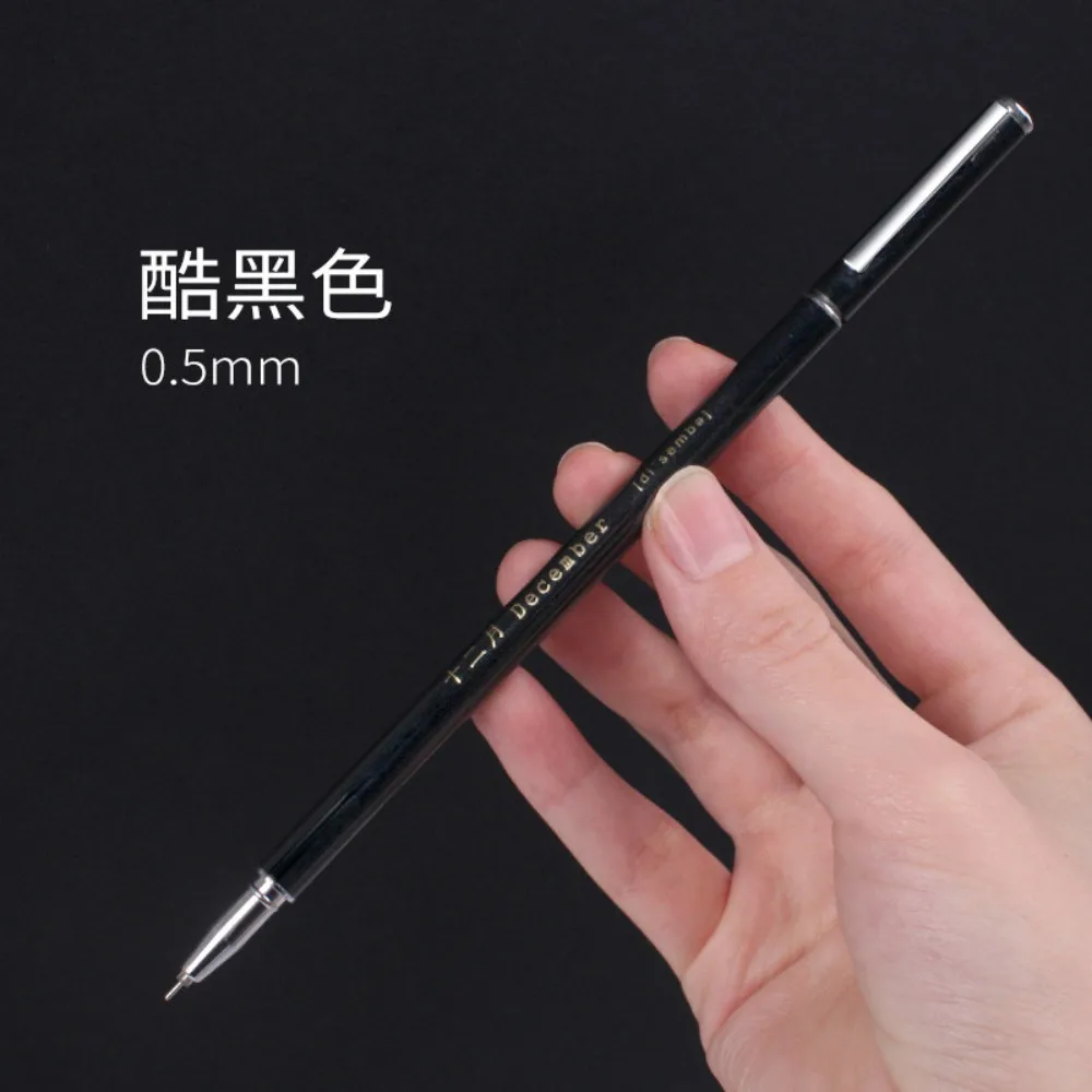 

Heavy Feel Metal Pen Slim Rod Gel 0.5mm Office Signature Pen Luxury Signing Pen