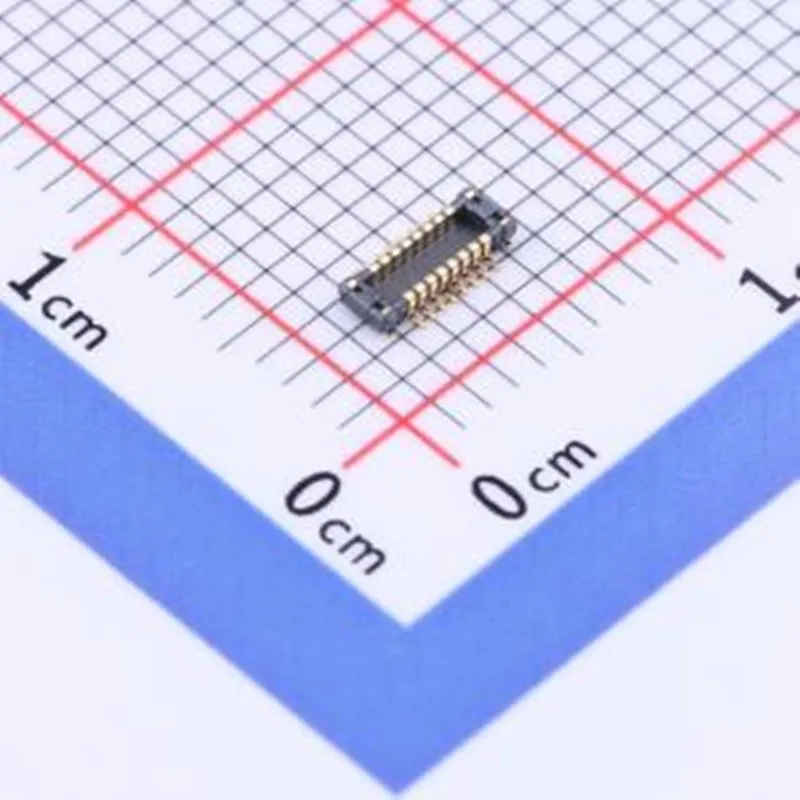 10 pieces/batch AXT616124 16P with a spacing of 0.4mm, vertically mounted backplane connectors, brand new in stock