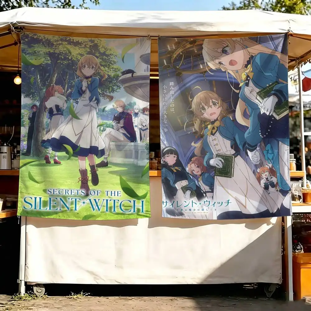 S-Silent W-Witch Anime Flag Digital Printing Banner for Garage Wall Out Door Decoration