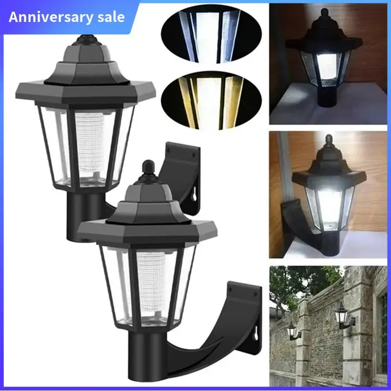 

AD23-2PCS Solar Decks Lights Fence Post Solar Lights For Patio Pool Stairs Step And Pathways Weatherproofs LED Decks Lights