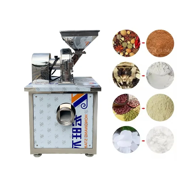 Large Capacity Industrial Coffee Grinder with Big Hopper New Condition Stainless Steel