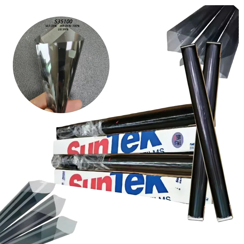 

SunTek CarbonFX Nano-Ceramic IR Rejection Film 35% VLT High Transparency Easy DIY Application All Vehicles