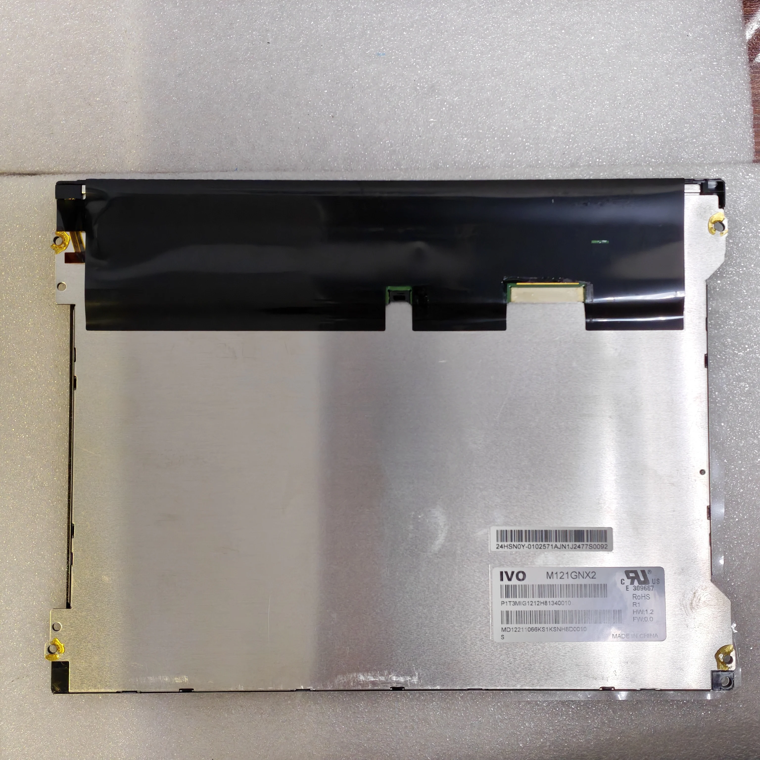 M121GNX2 12.1 inch XGA 1024 LCD Screen Panel, Industrial Display for HMI Human Machine Interface, CNC Machine, Medical Equipment