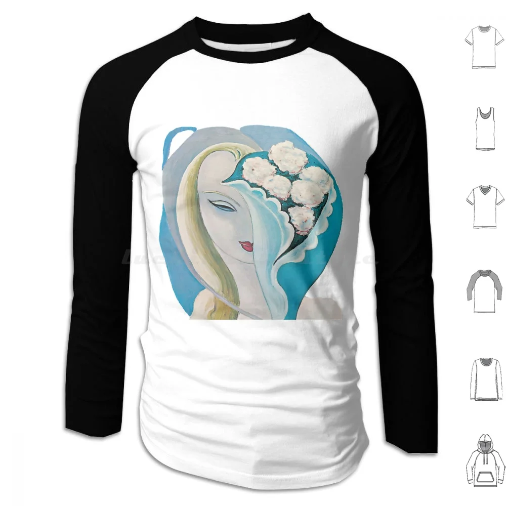 Laya Derek y los Dominos Sudadera con capucha de algodón de manga larga Band Music Brothers Allman Band Stars Star Music Band Classical