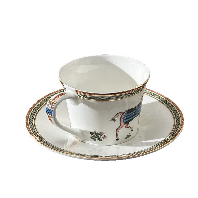 

Home Garden High bone china Roman European afternoon tea coffee cup office tea cup couple pair cup light luxury gift box ceramic