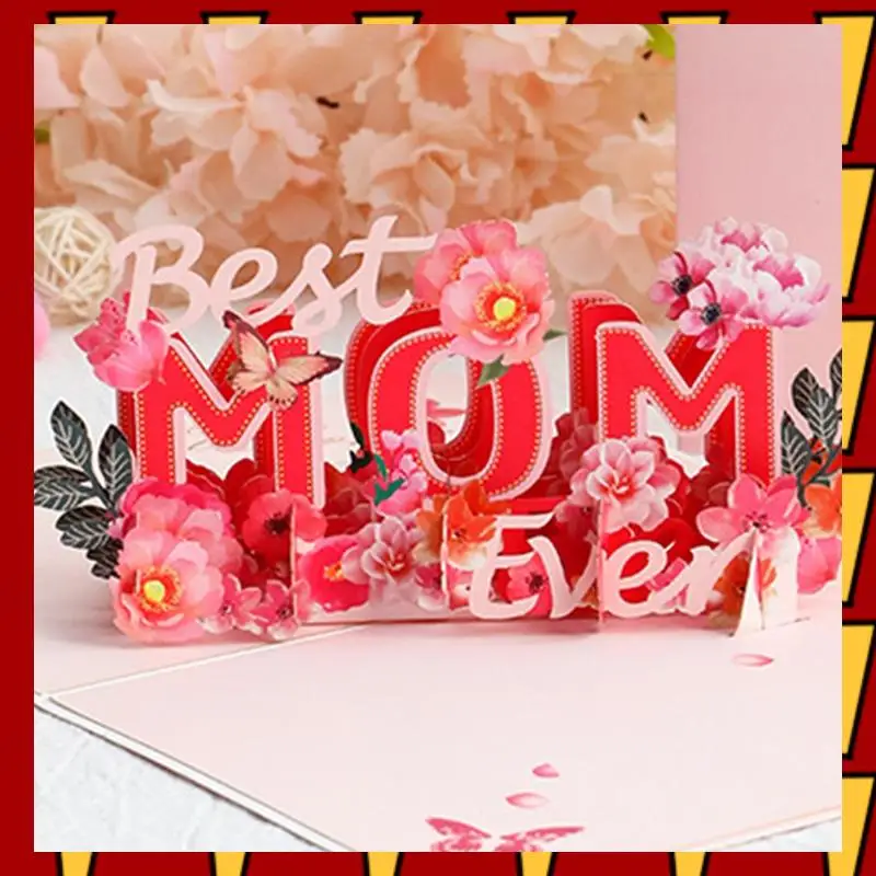 

ABNP 3D Greeting Card Mother's Day Greeting Card High Quality Exquisite Card Mother's Day Gift Mother/Female Blessing