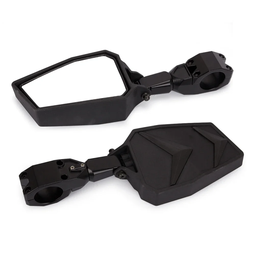 UTV Adjustable Side Mirrors Rear View Mirrors 1.75 