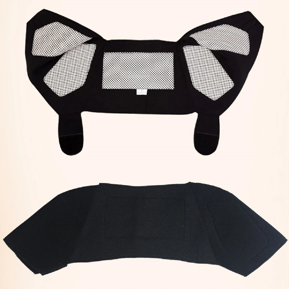 

Self Heating Shoulder Pad Breathable Support Belt Heated Cushion Massager Warmer Cloak Relief Stress Promote Circulation