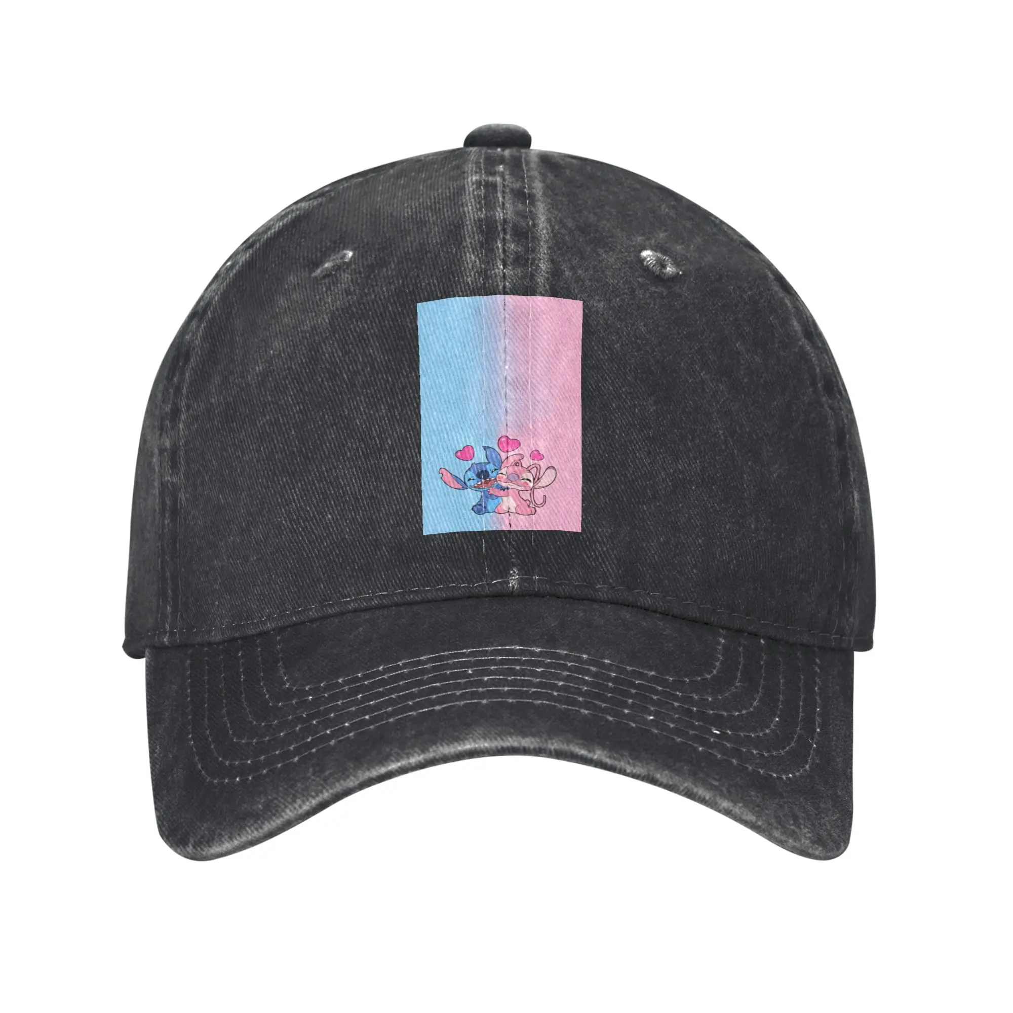 قبعة بيسبول للجنسين من Stitch and Angel قبعات قطنية متعثرة قبعة ريترو هدية صيفية خارجية أغطية رأس #1