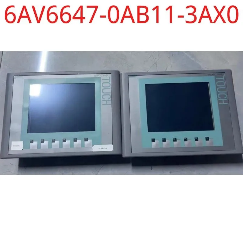 used test ok real 6AV6647-0AB11-3AX0 SIMATIC HMI KTP600 Basic mono PN, Basic Panel, key/touch operation, 6