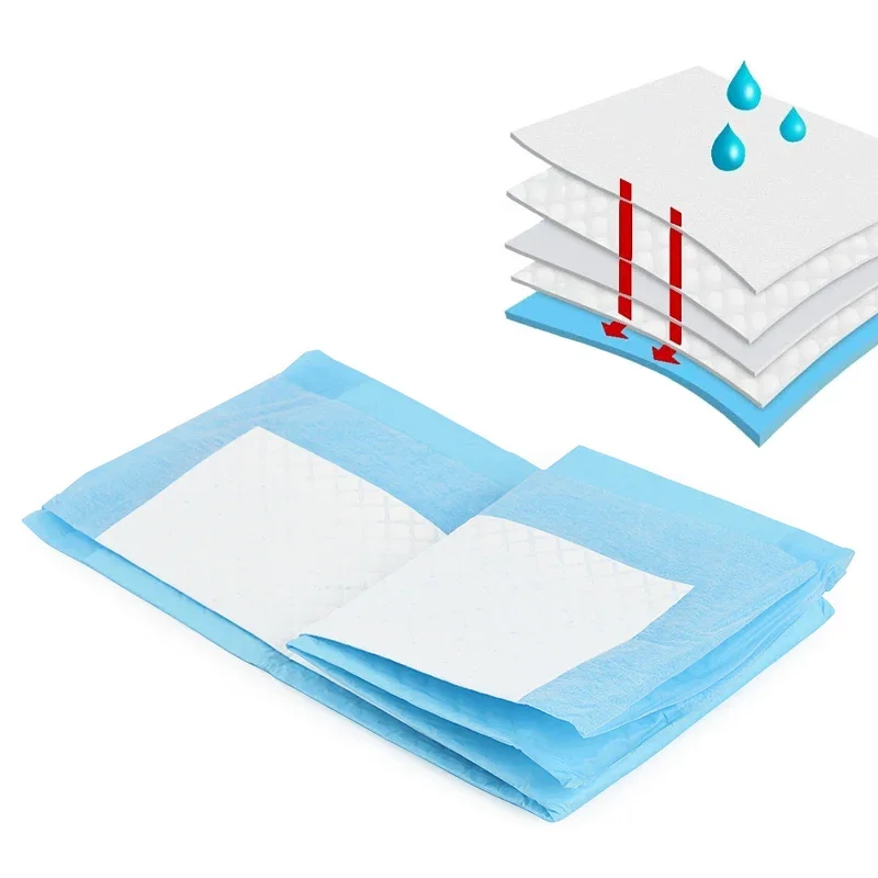 Pañales desechables para perros, almohadillas para orinar de entrenamiento súper absorbentes, estera de pañales para gatos, pañales para perros, estera de jaula, 1 Uds.