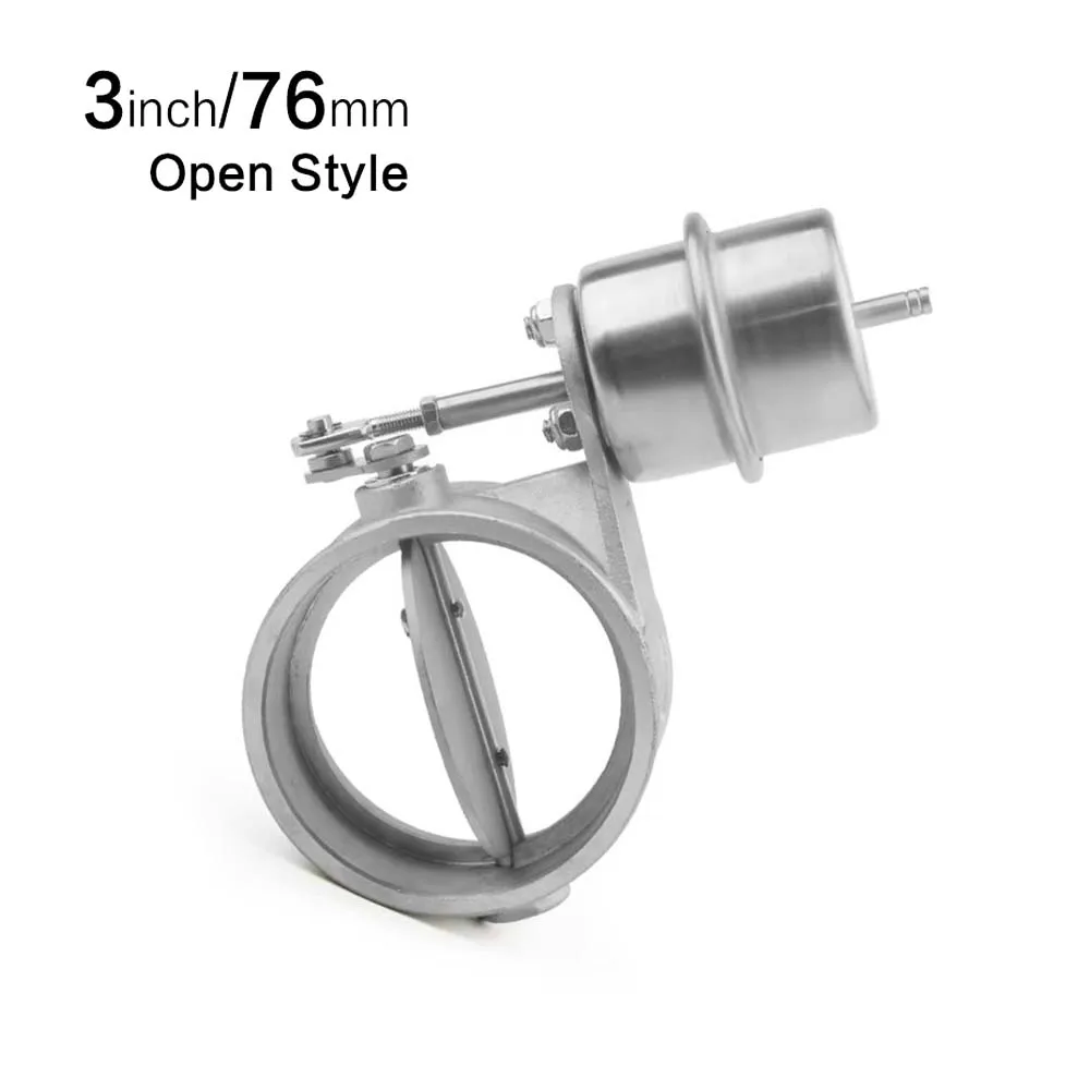 Vacuum Activated Exhaust Cutout 3'' 76MM Open Style Pressure: about 1 BAR For Ford Mustang 2005 gogo-3662