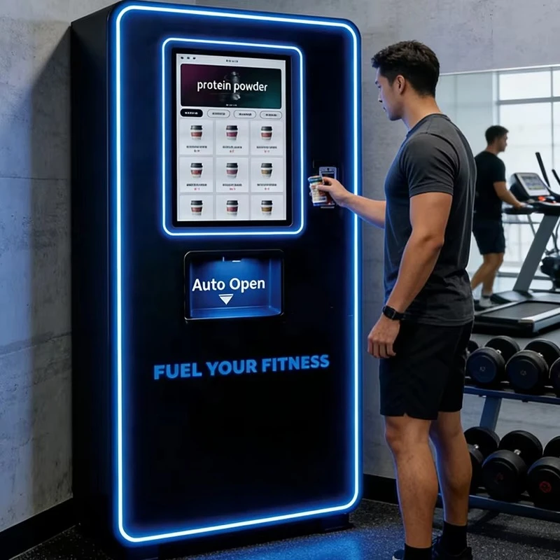 Economical Custom Protein Shake Vending Machine, Touch Screen Operation, SDK Function, Multi Payment Modes and Cloud Management