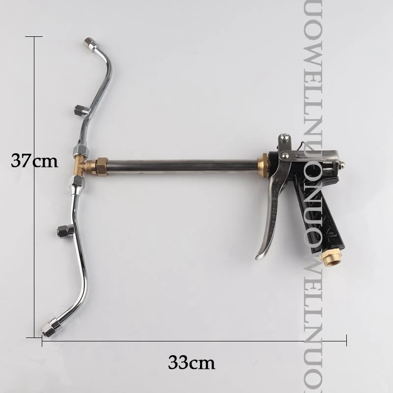 High Pressure Atomizing Nozzle Spray Gun Set 2 4 6 8 10 Sprinkler Head Agricultural Fruit Tree Pesticide Disinsection Spray Gun